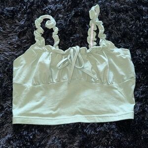 Mint Crop Top